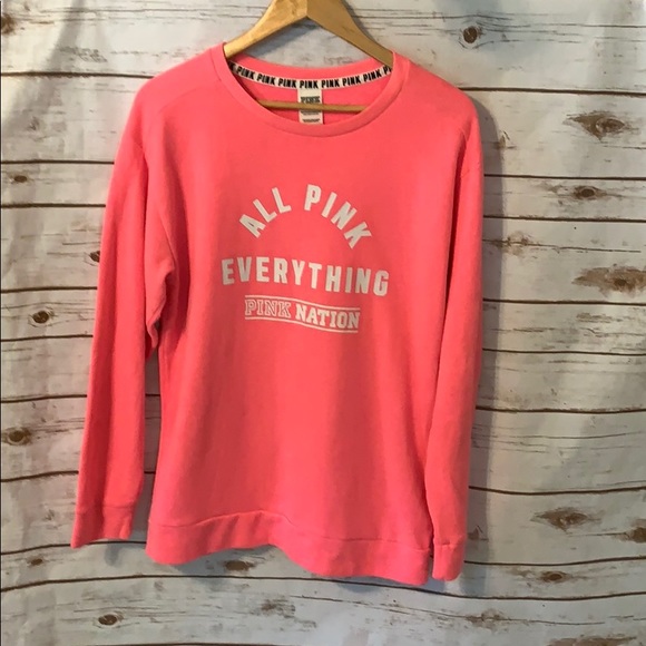 PINK Victoria's Secret Tops - VS PINK crew neck long sleeve sweatshirt